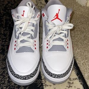 Fire Red Jordan 3s